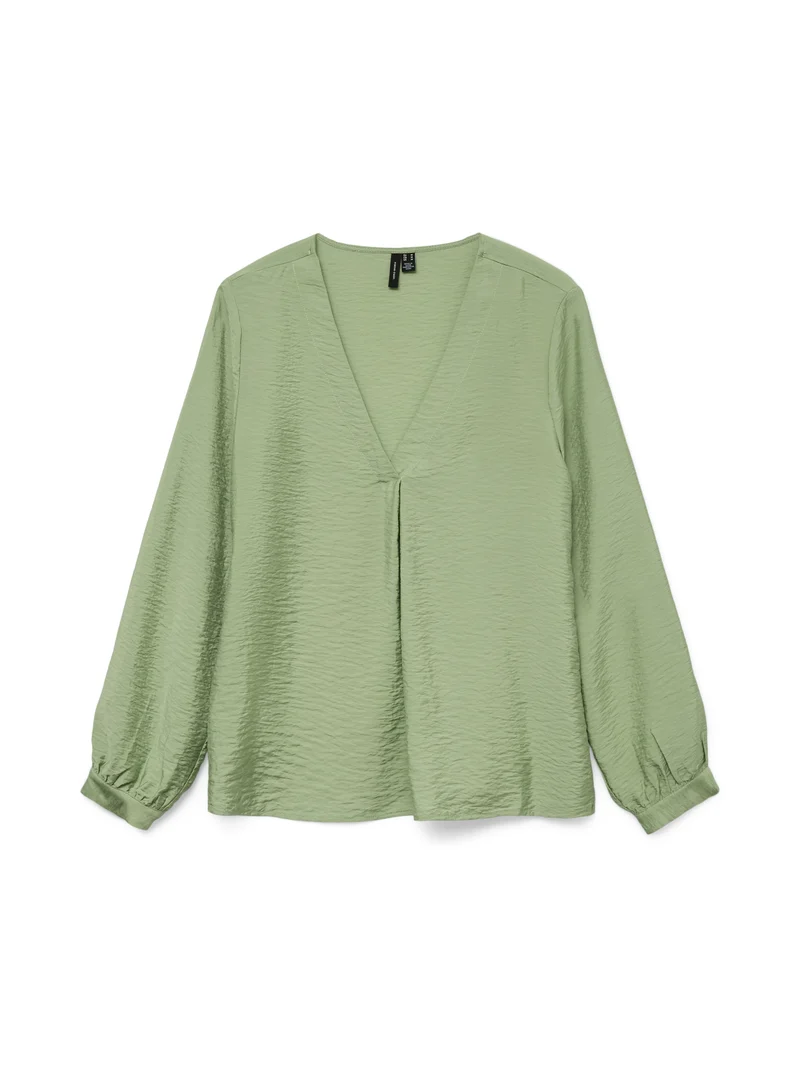 Bluse mit V-Ausschnitt