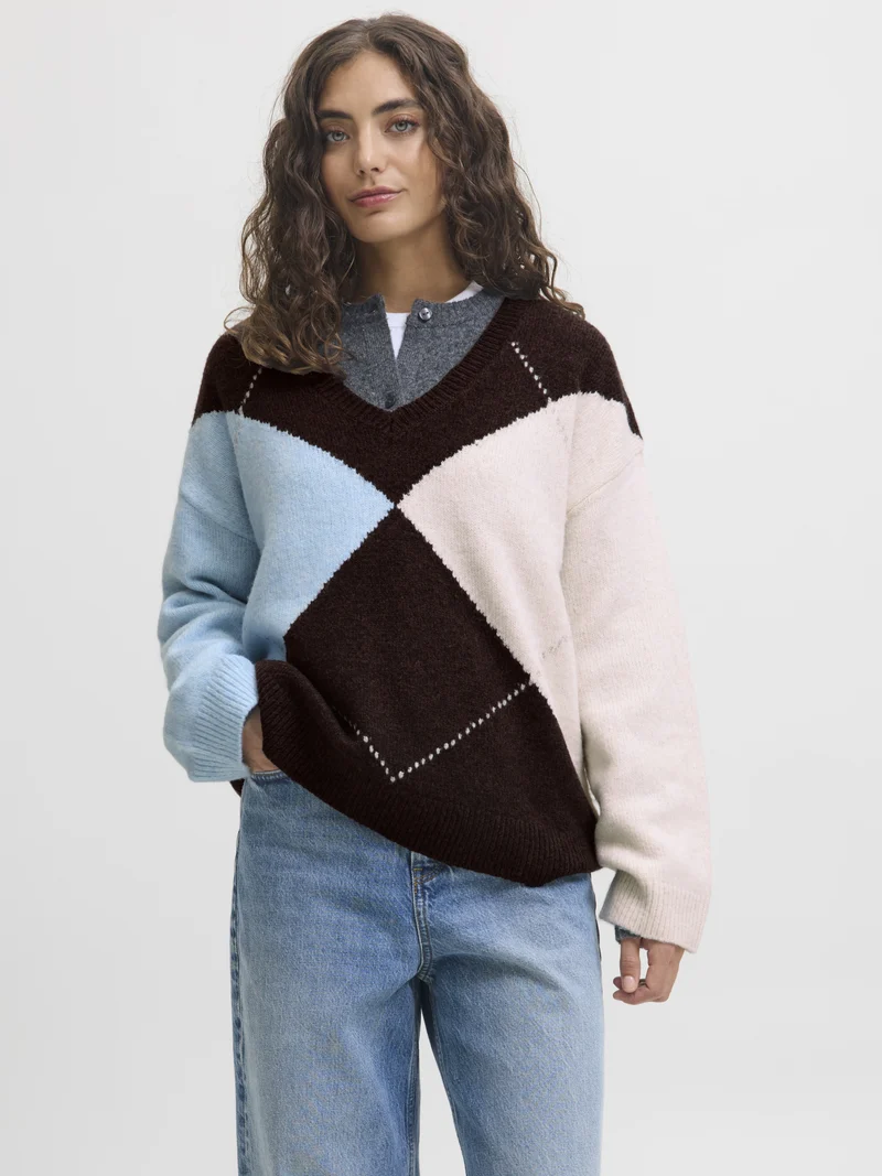 JXESME V-NECK Pullover