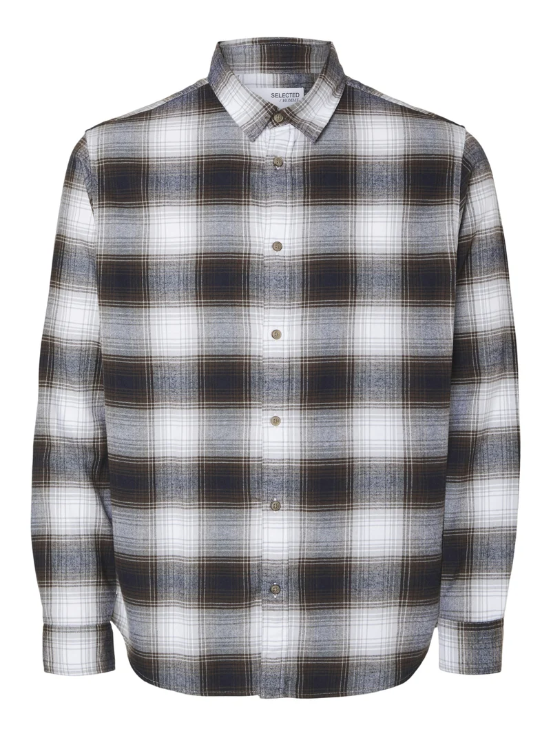 SLHSLIMOWEN Slim Fit Flanellhemd