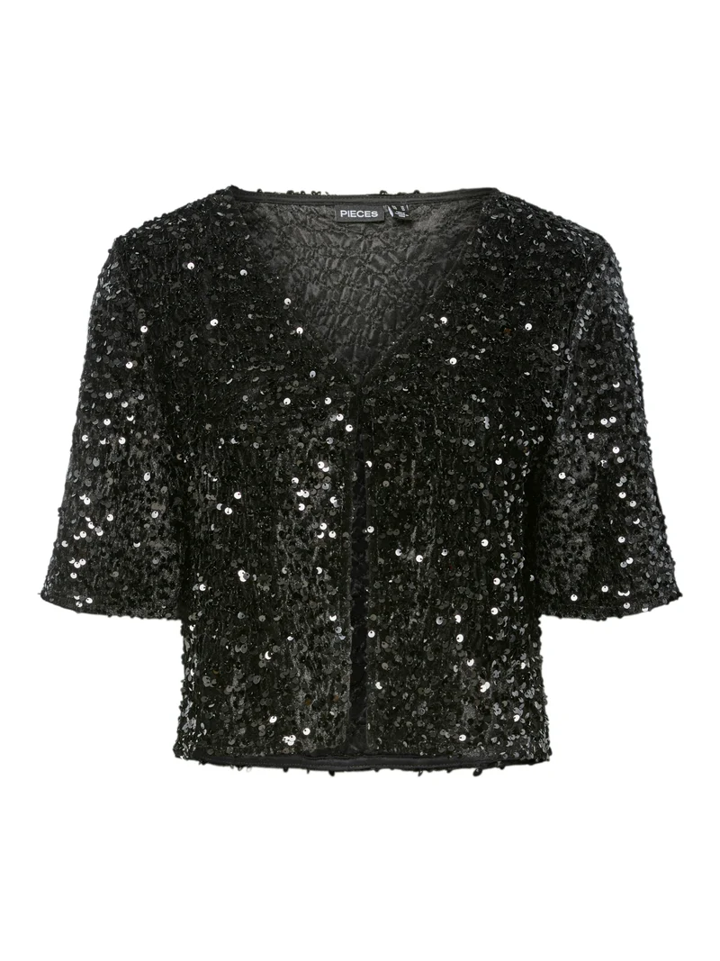 Cardigan mit Pailletten