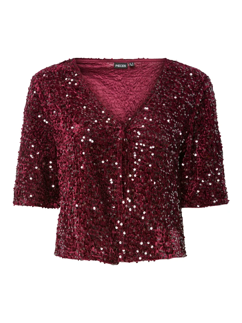 Cardigan mit Pailletten