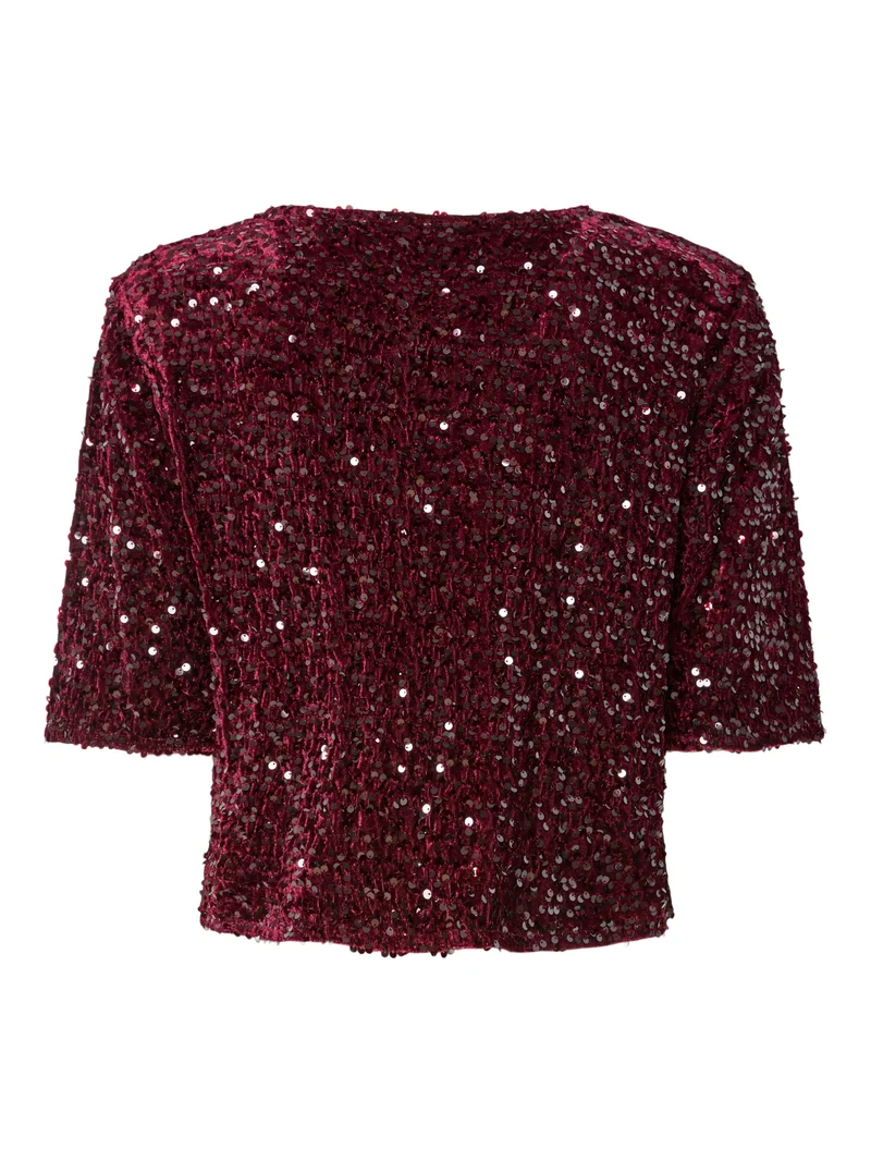 Cardigan mit Pailletten