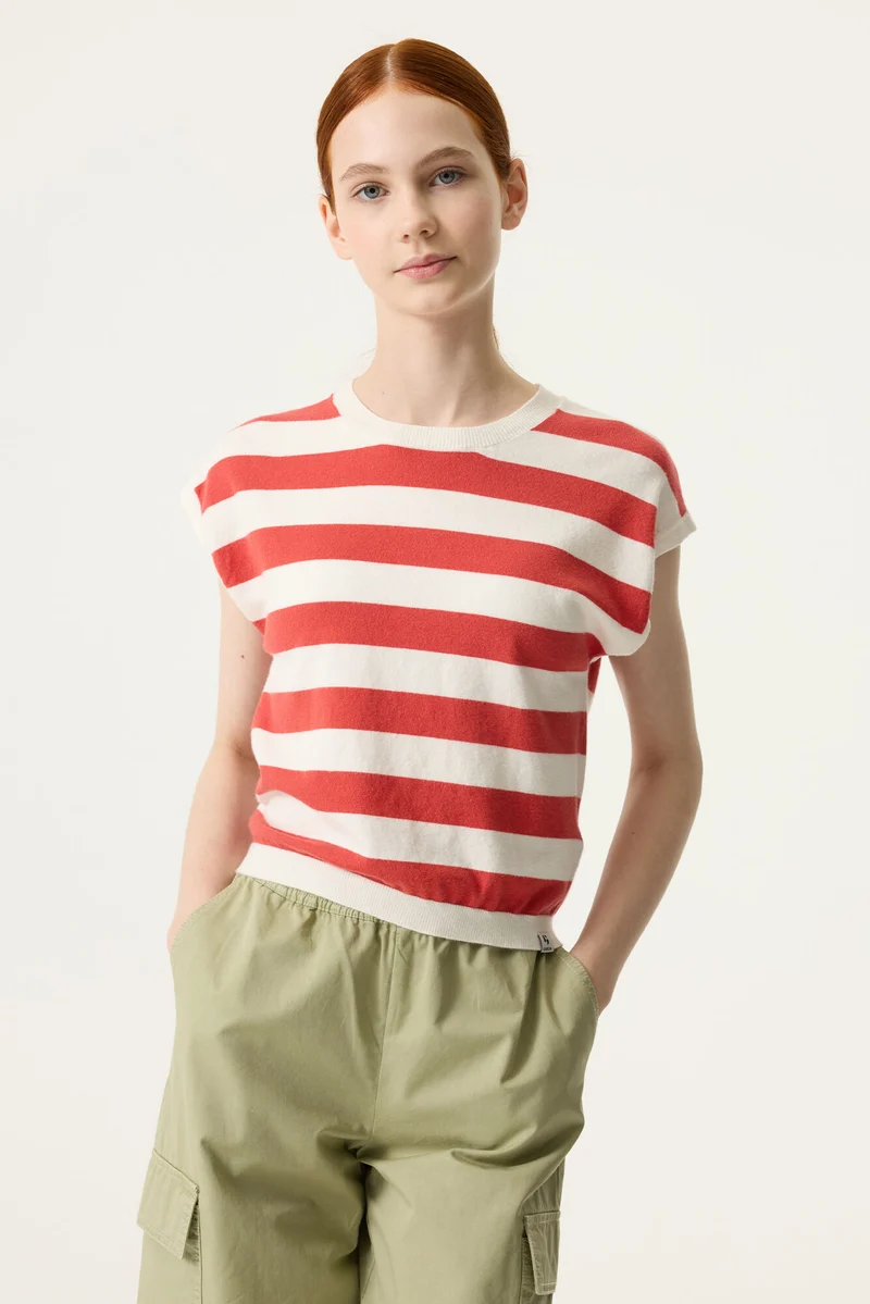 T-Shirt mit Streifen