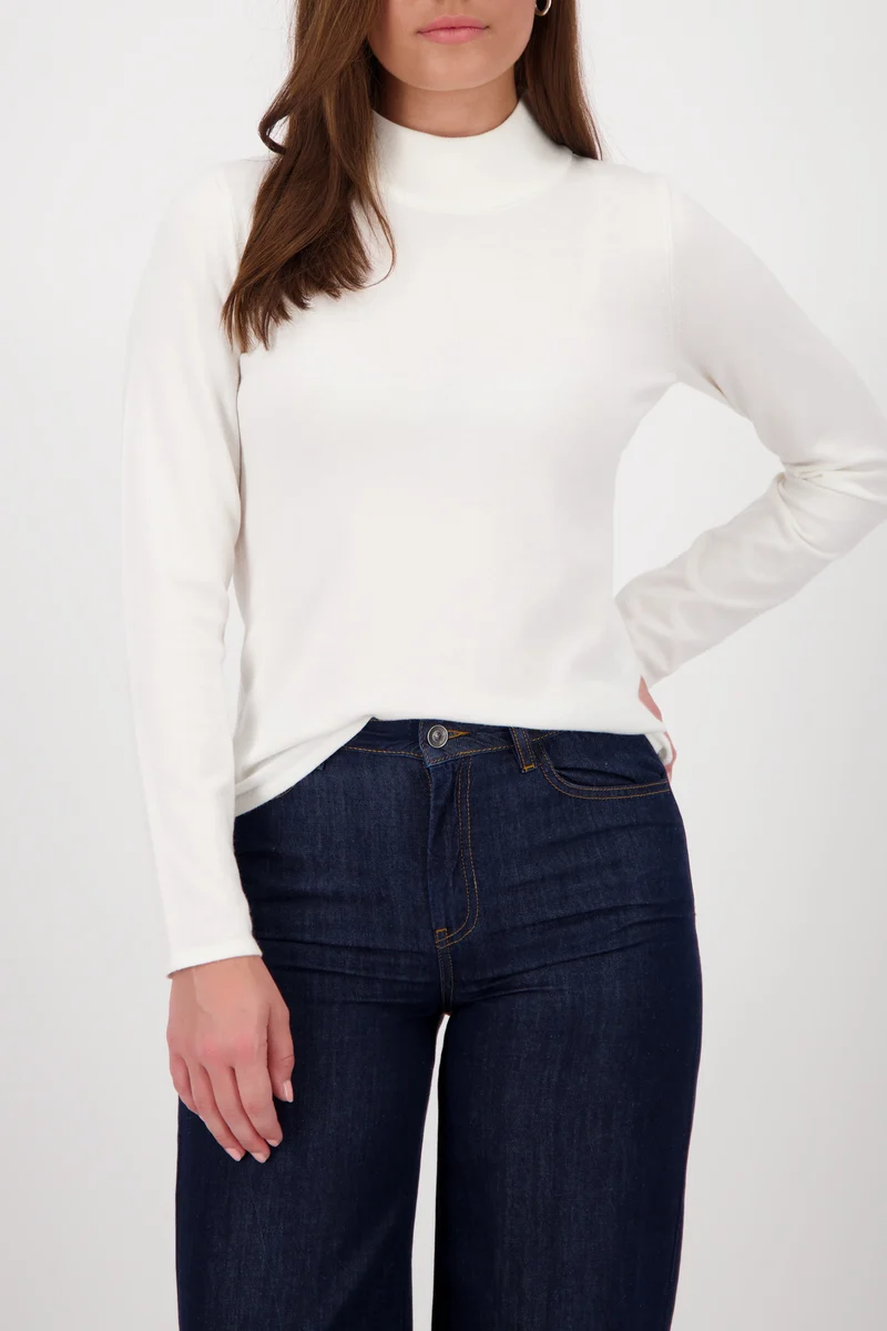 Basic-Langarm-Pullover