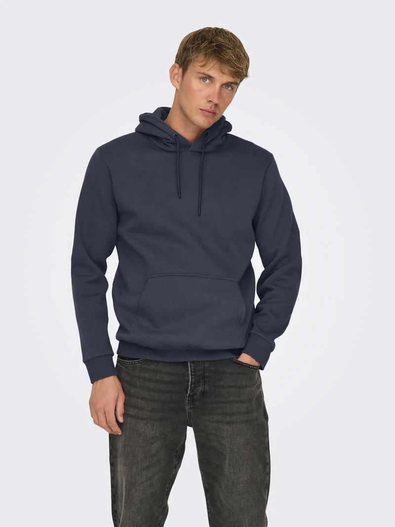 ONSCERES Hoodie mit Kängurutasche