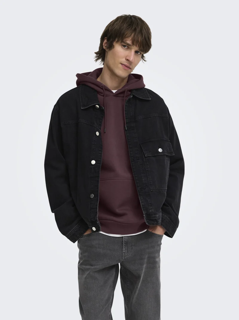 ONSCERES Hoodie mit Kängurutasche