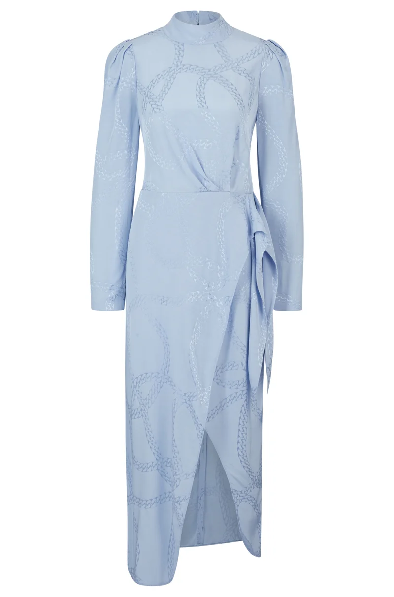 Kleid mit Stehkragen