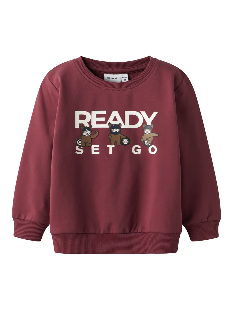 Sweatshirt mit Frontprint