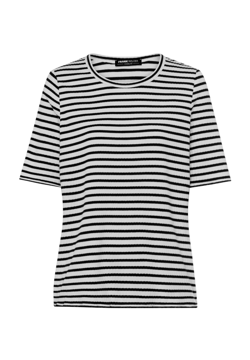 Shirt in gerippter Optik