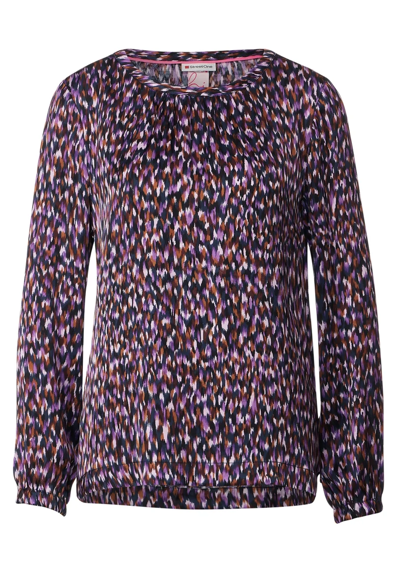 Bluse in Satinoptik