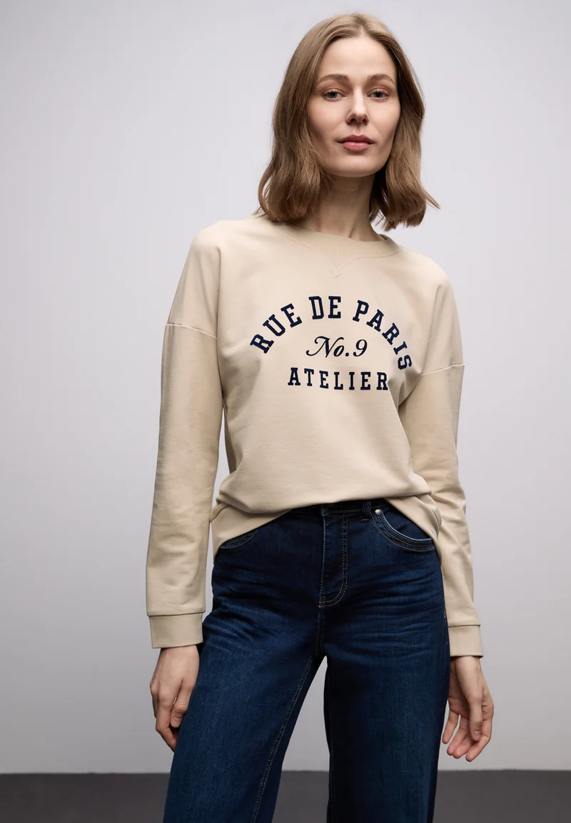 Sweatshirt mit Frontprint