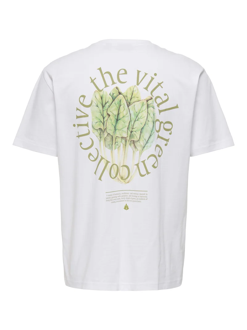 T-Shirt mit Rückenprint