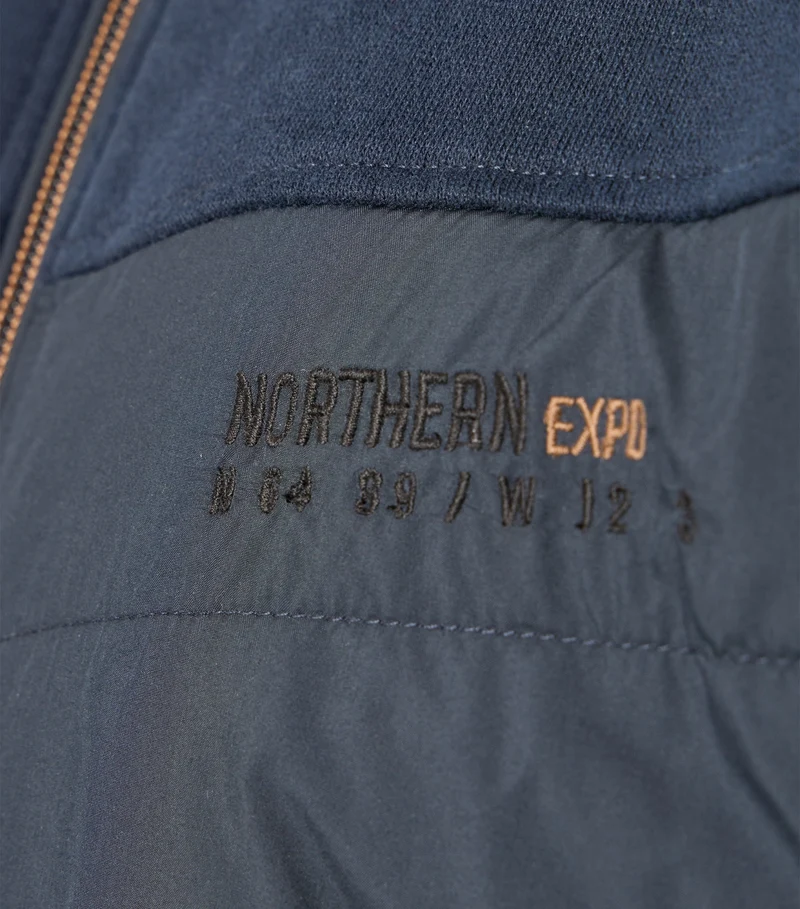 Hybrid-Sweatjacke