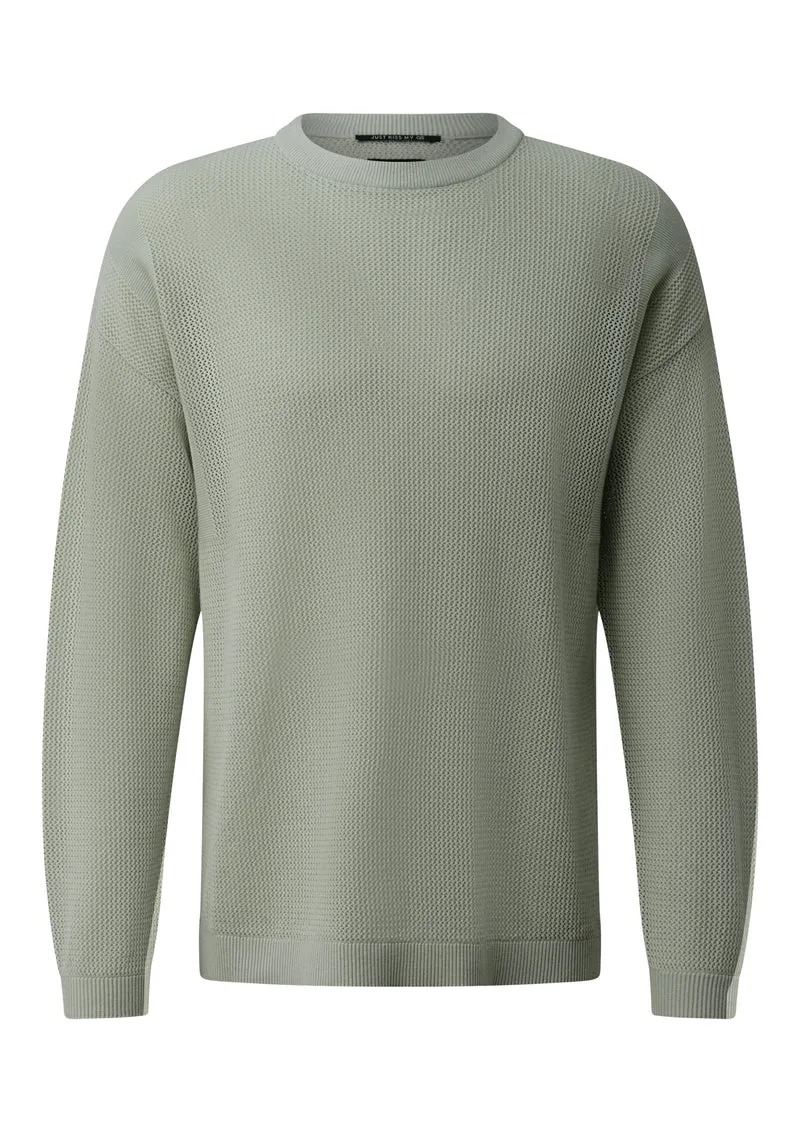 Pullover mit Strukturmuster