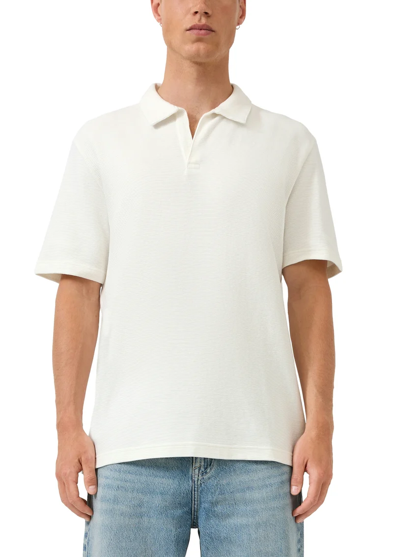 Polo-Shirt mit Struktur