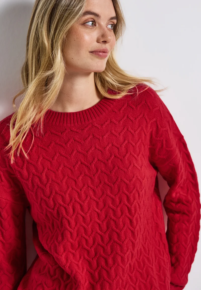 Kuscheliger Strukturpullover