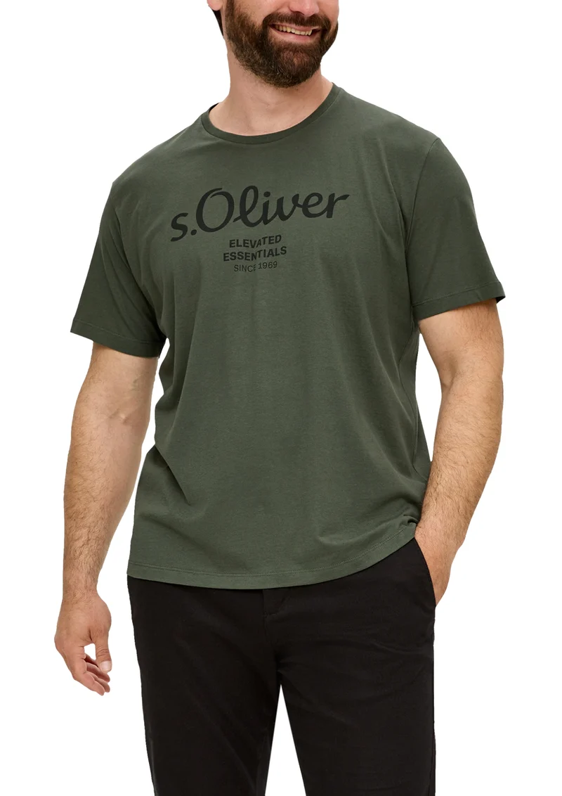 T-Shirt mit Logo-Print