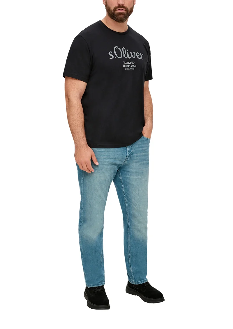 T-Shirt mit Logo-Print