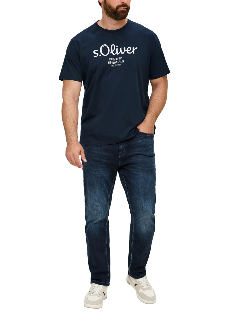 T-Shirt mit Logo-Print