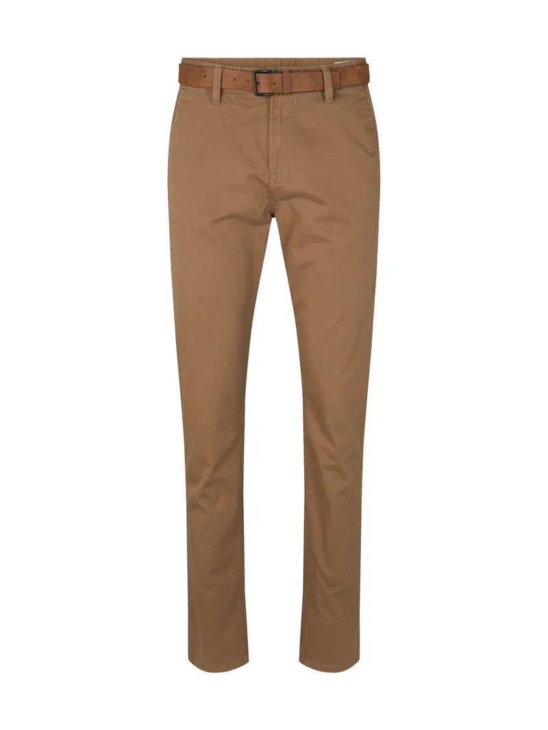 Chinohose mit Gürtel