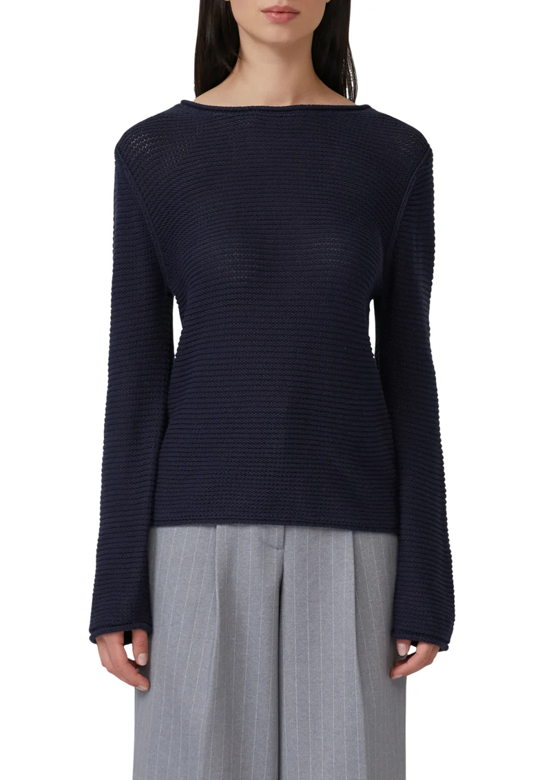 Strickpullover im Slim Fit