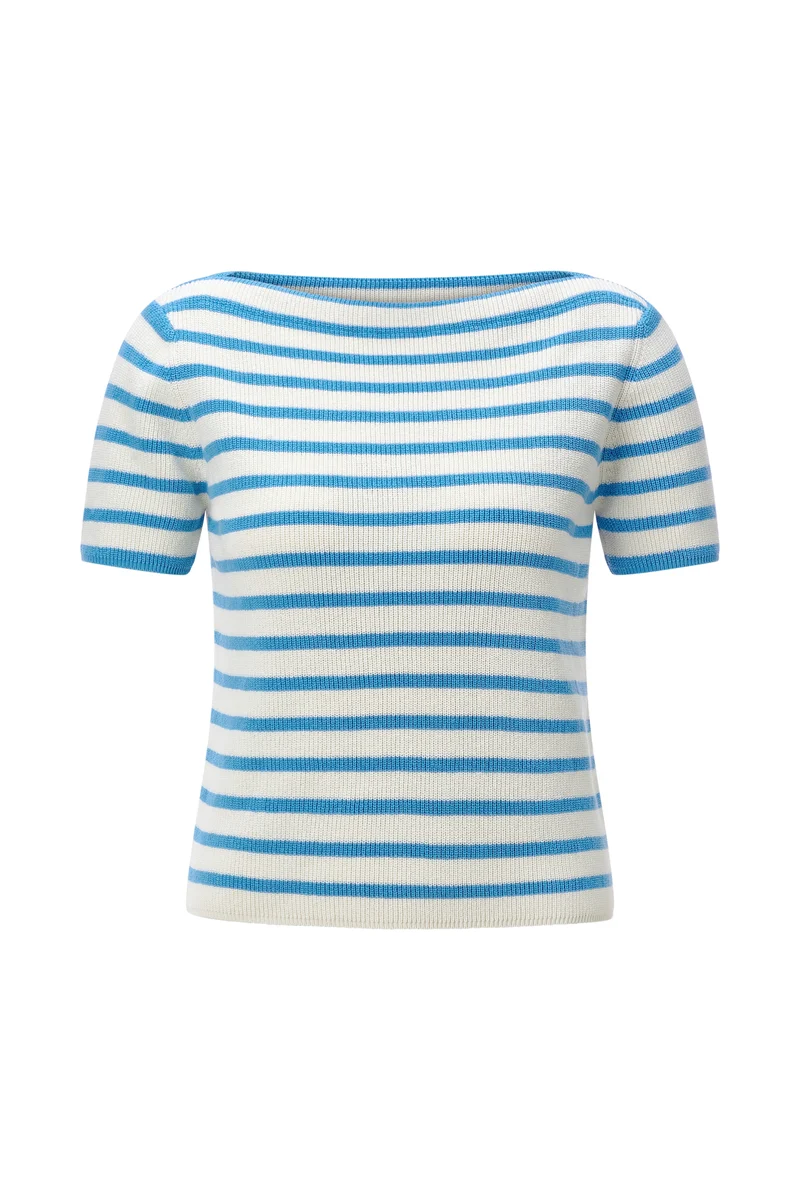 Strickshirt mit Streifen