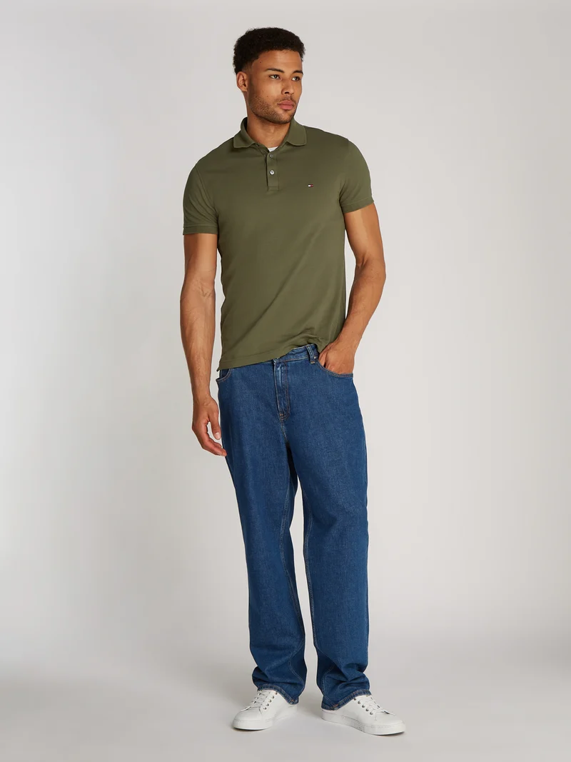 1985 Slim Fit Piqué-Poloshirt