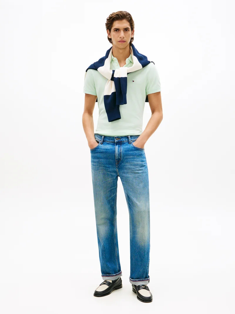 1985 Slim Fit Piqué-Poloshirt