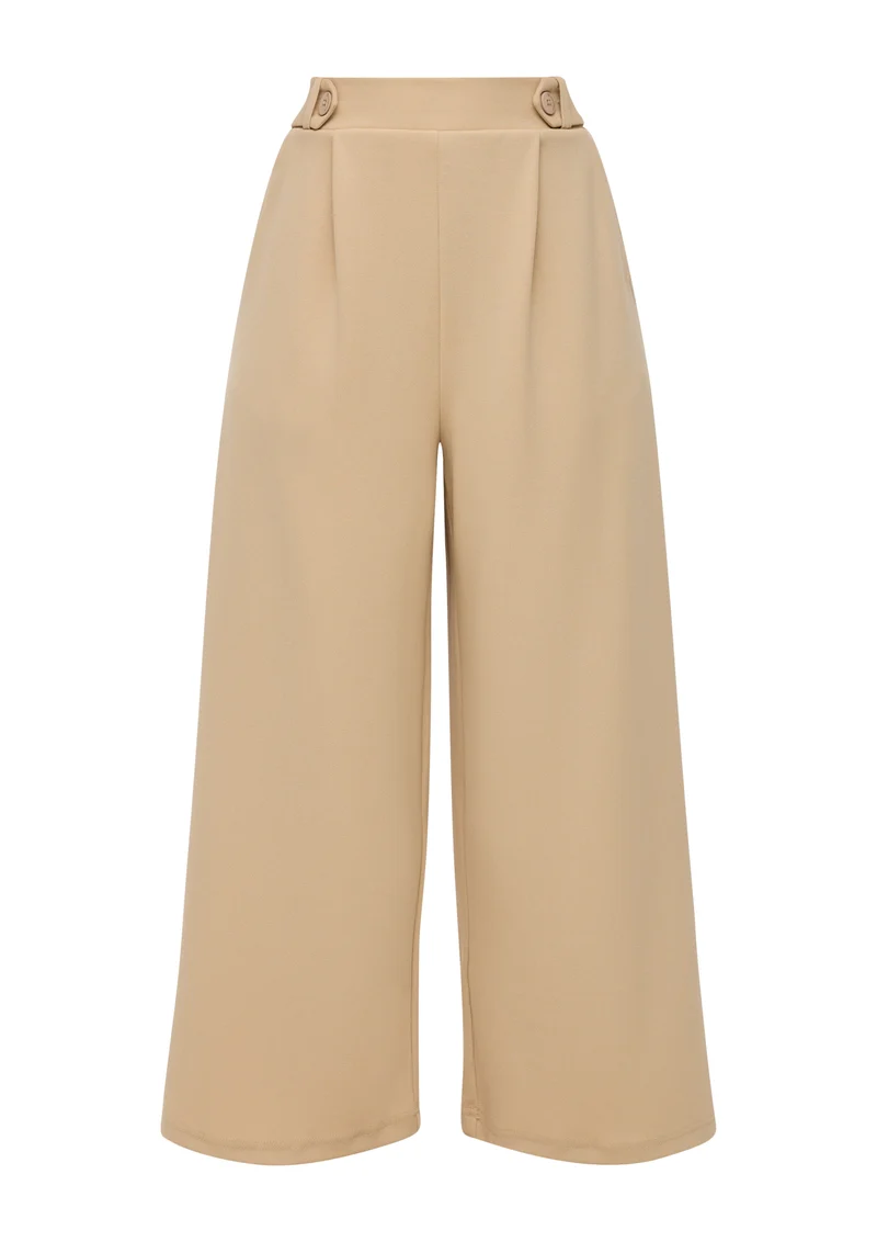 Culotte aus Crêpe im Loose Fit