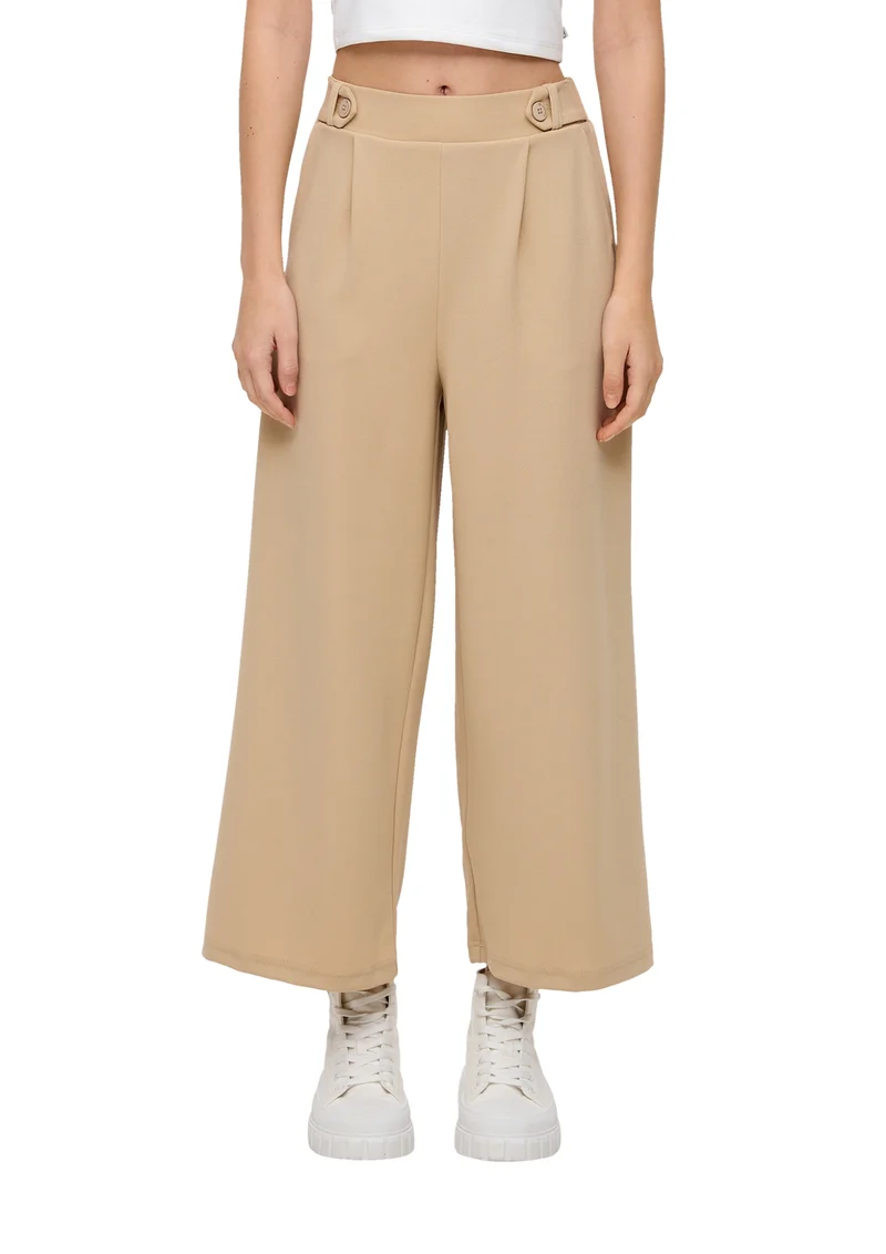 Culotte aus Crêpe im Loose Fit