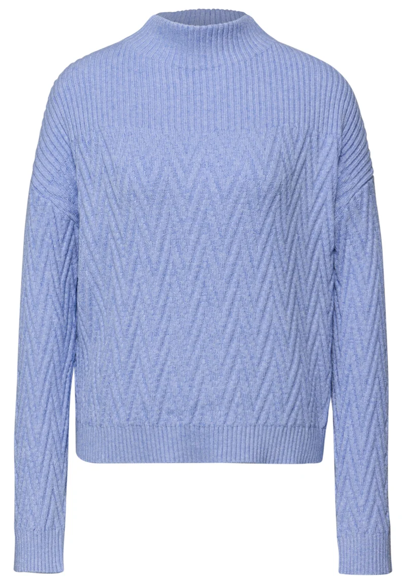 Pullover mit Strukturmix