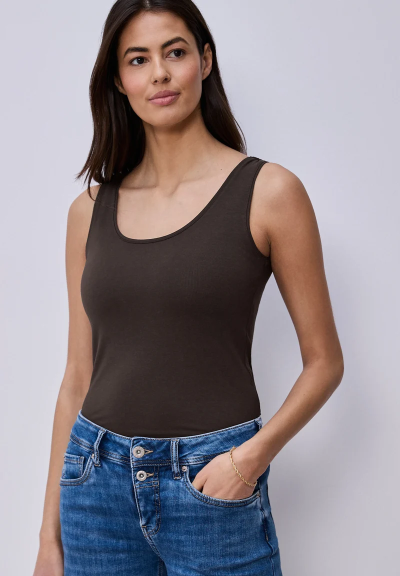 Basic Top in Unifarbe