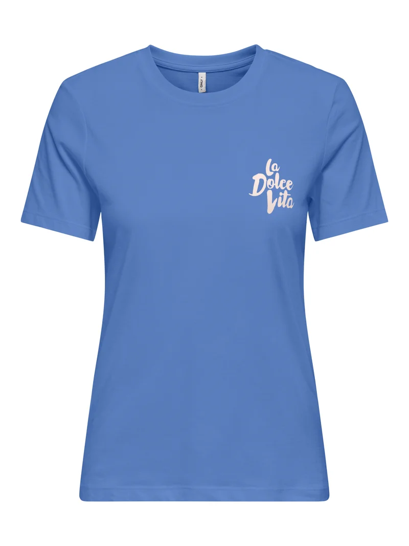 T-Shirt mit Rückenprint