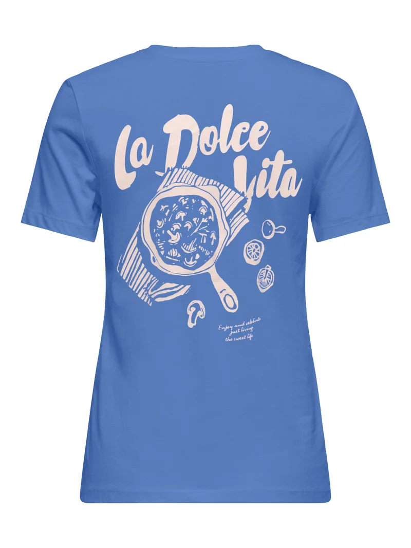 T-Shirt mit Rückenprint