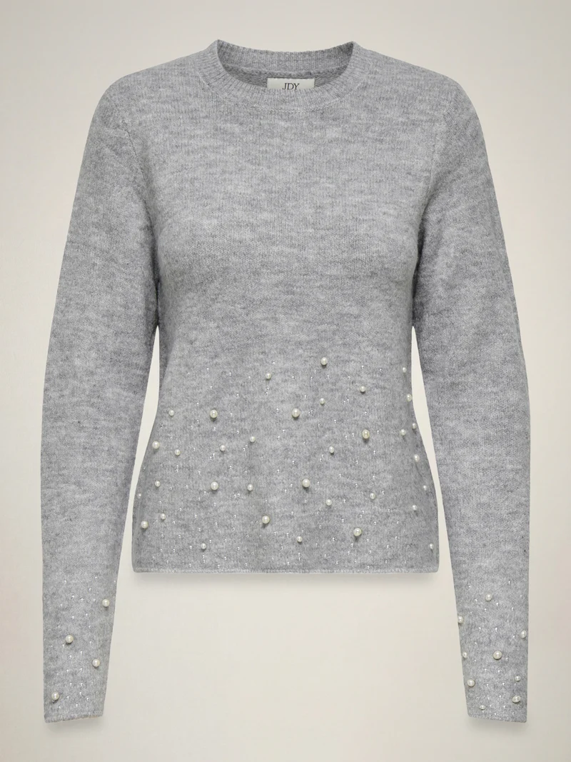 Pullover mit Perlen-Verzierung