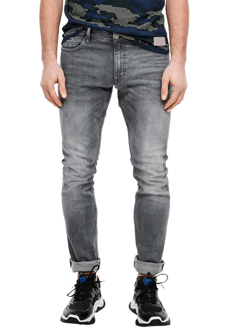 Stretchjeans mit Waschung