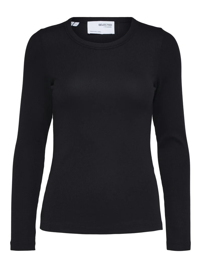 Geripptes Langarmshirt