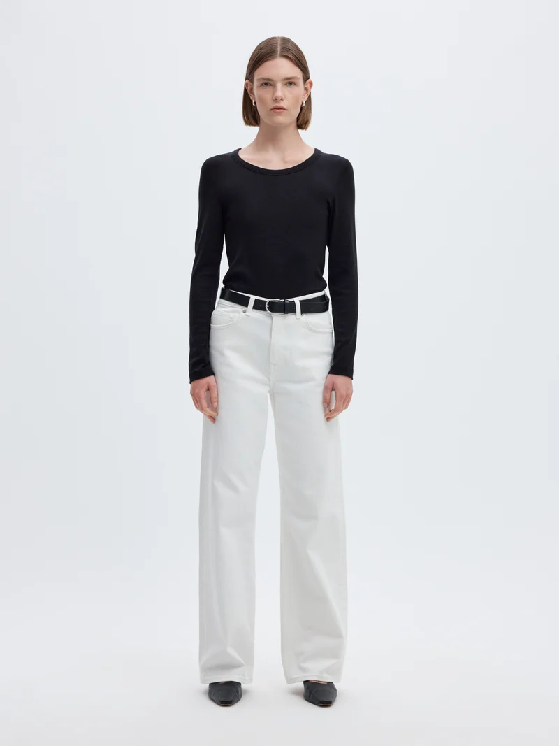 Geripptes Langarmshirt