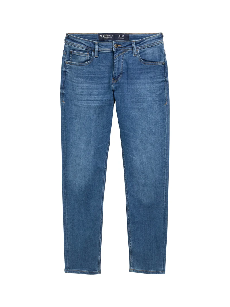 TTPIERS Slim Fit Jeans - Blue Denim