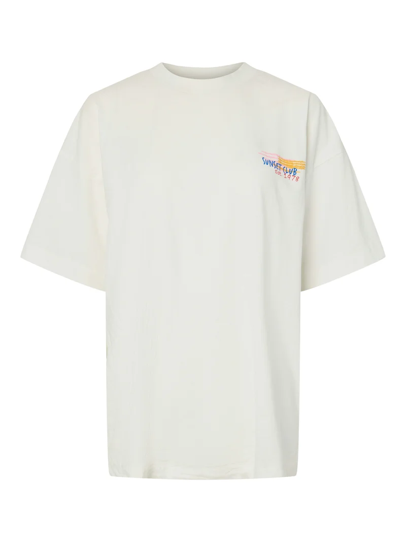 PCKISE OVERSIZED T-Shirt mit Rückenprint