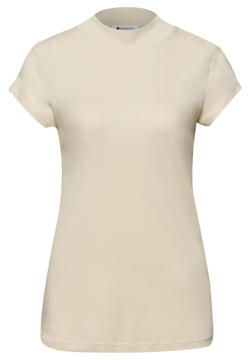 Basic T-Shirt mit Turtle Neck