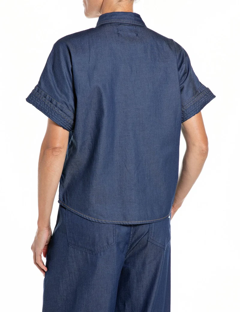 Jeansbluse