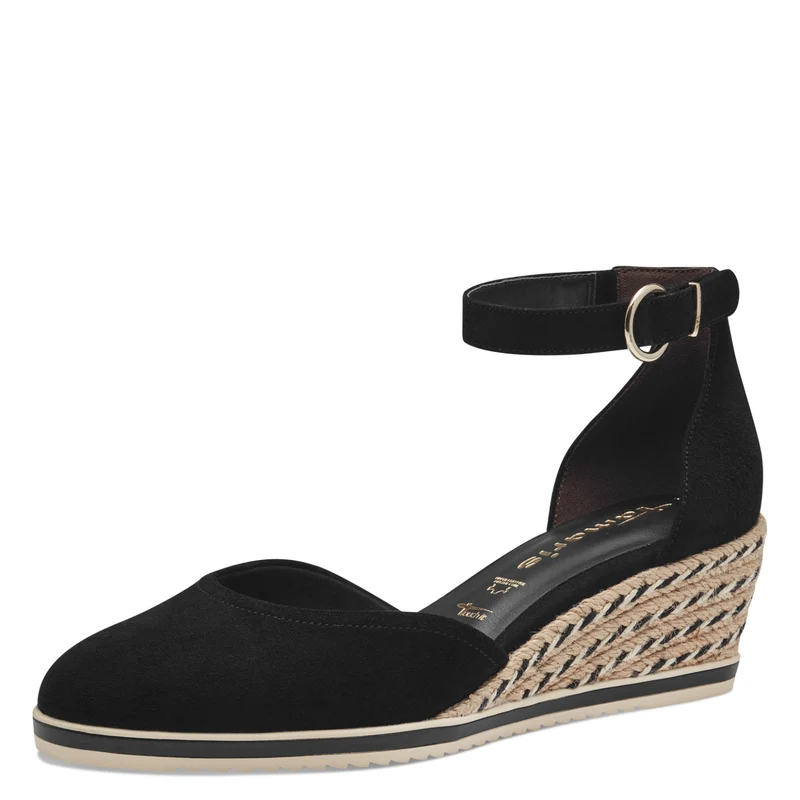 Lederkeilpumps