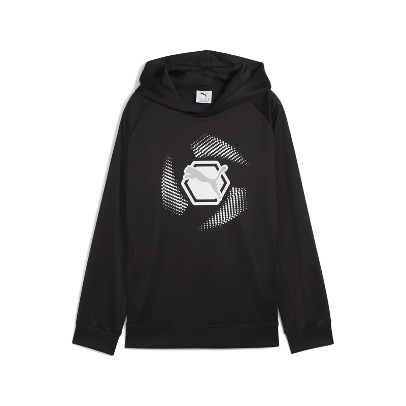 Graphic Poly Hoodie