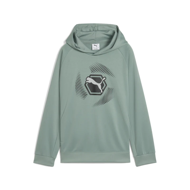 Graphic Poly Hoodie