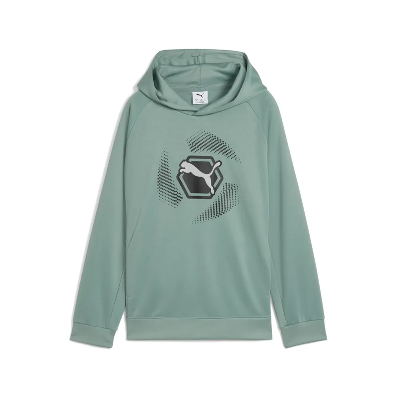 Graphic Poly Hoodie