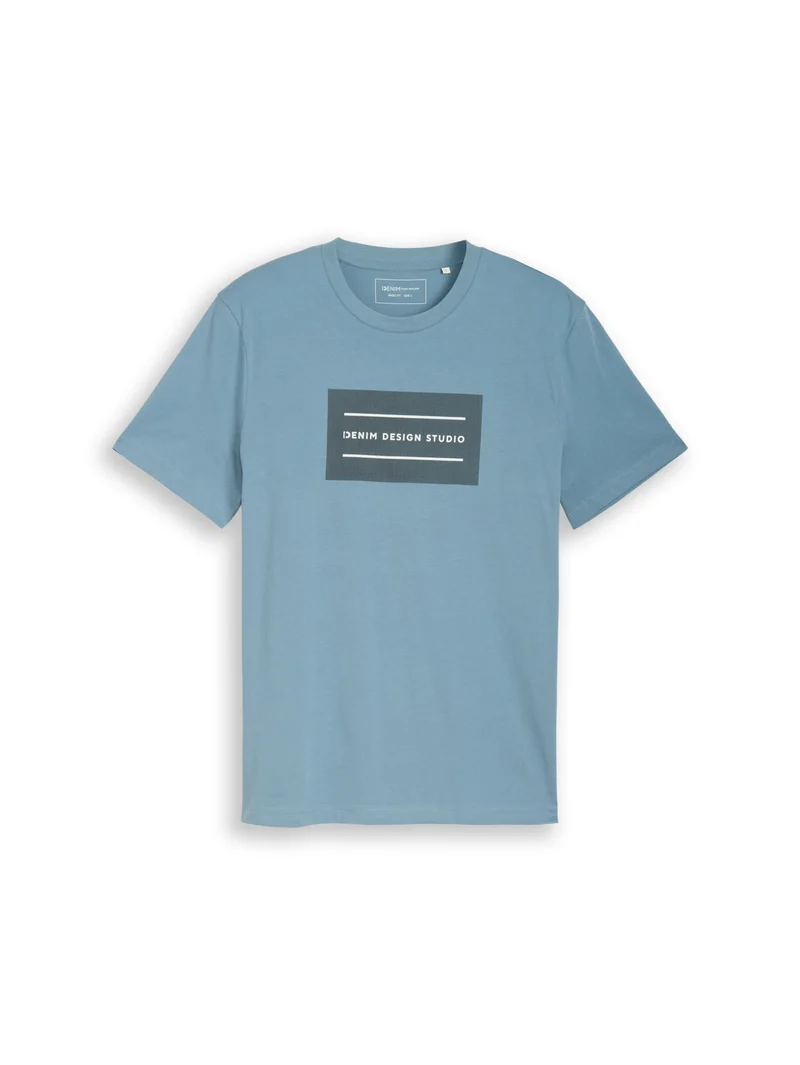 T-Shirt mit Logo Print