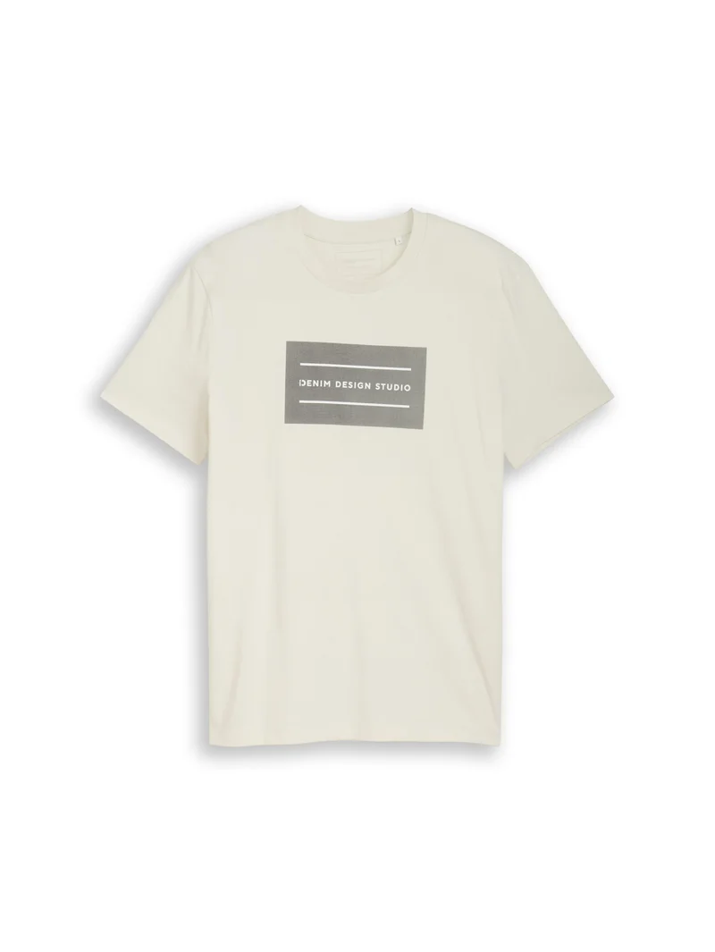 T-Shirt mit Logo Print