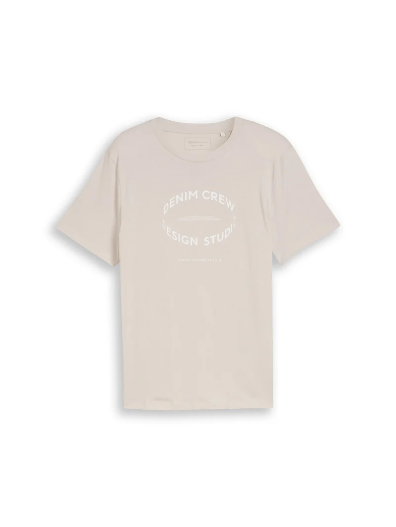 T-Shirt mit Logo Print