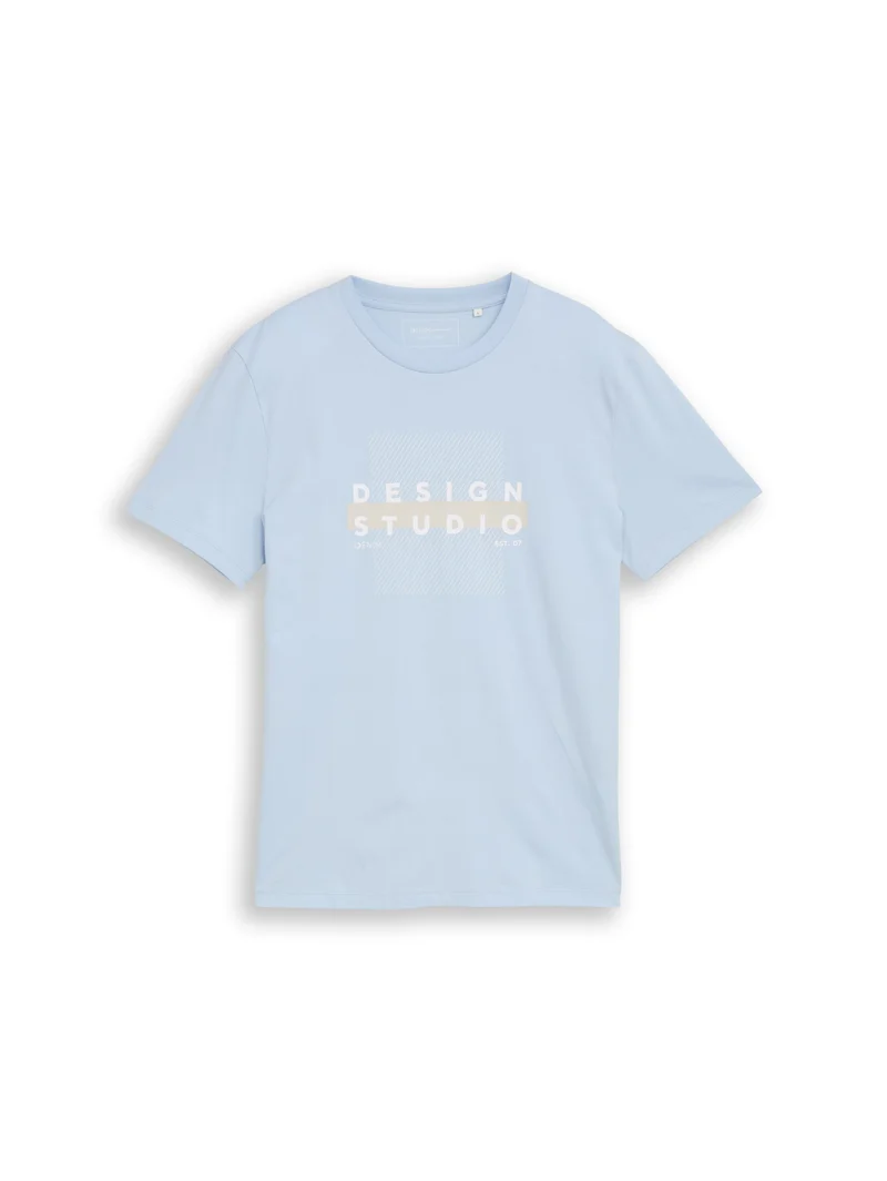 T-Shirt mit Logo Print